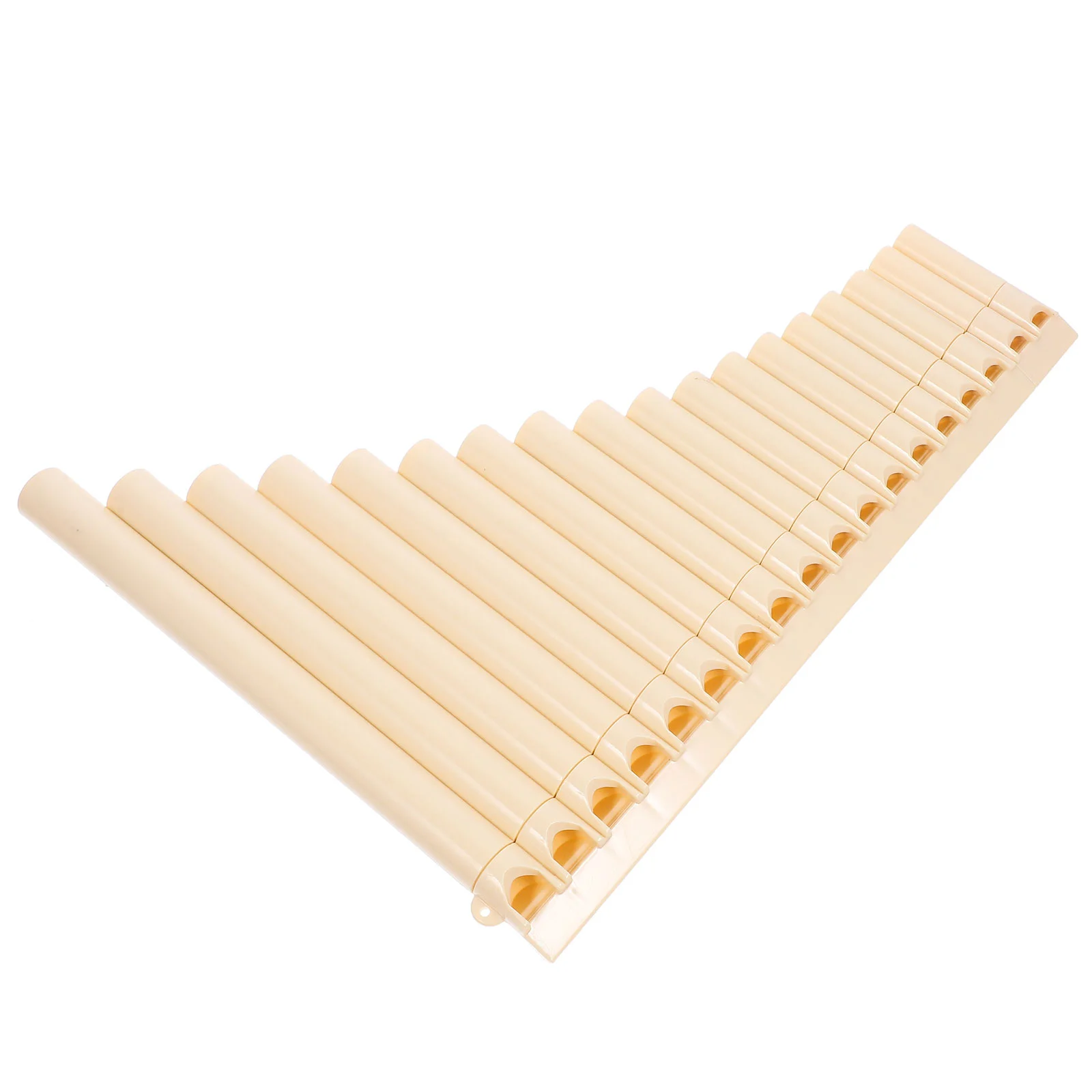 

18 Pipe Pan Flutes C Tone Resin Campus Instruments Kids Professional Portable Panpipe Musical Instrument Medium Tube Fixed Angle