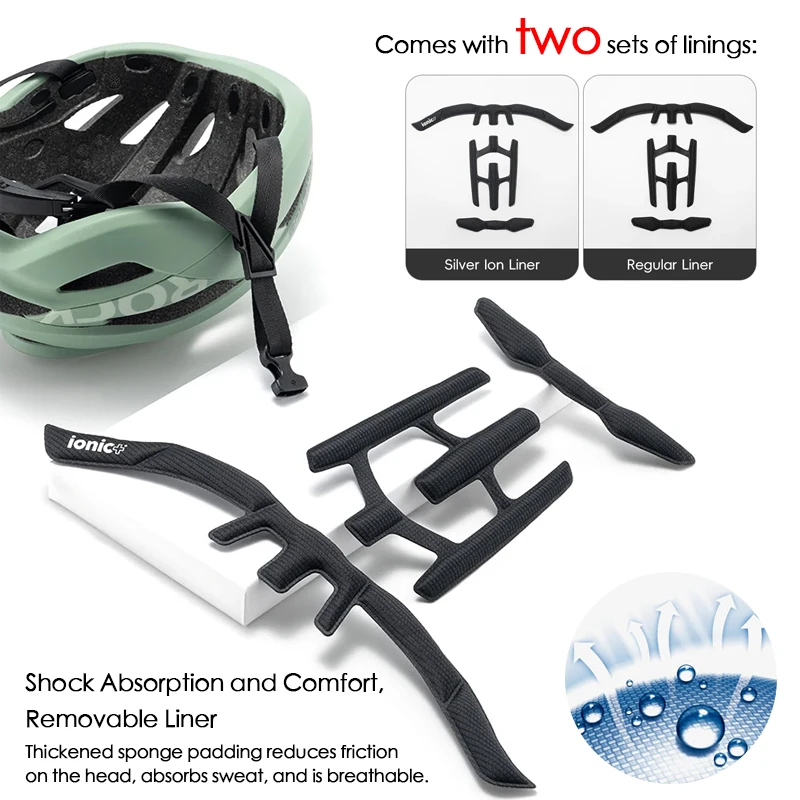 ROCKBROS Female Cycling Helmet 270g Ultralight Aero Integrally-molded Road Bicycle Helmet for Women 17 Vents Breathable Casco