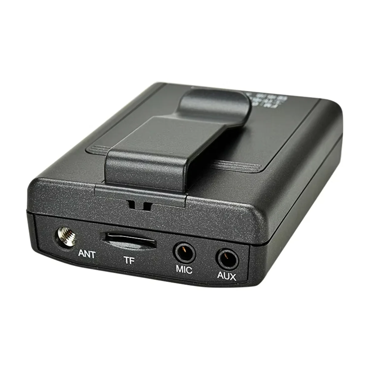 

2025+Portable Wireless Stereo Digital FM Audio Transmitter Mini Radio Receiver with Mic 3.5mm AUX Input for MP3/4 Tour Guide