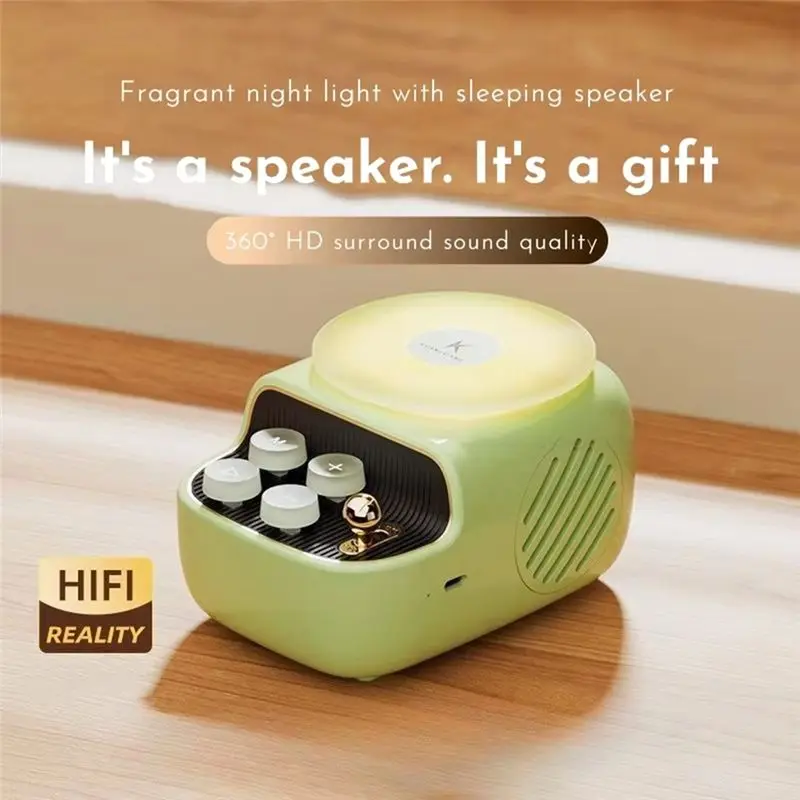 ABMF for Creativity Bluetooth Speakers, Retro Wireless Bluetooth Speakers Subwoofer Aromatherapy Machine for Home Desktop