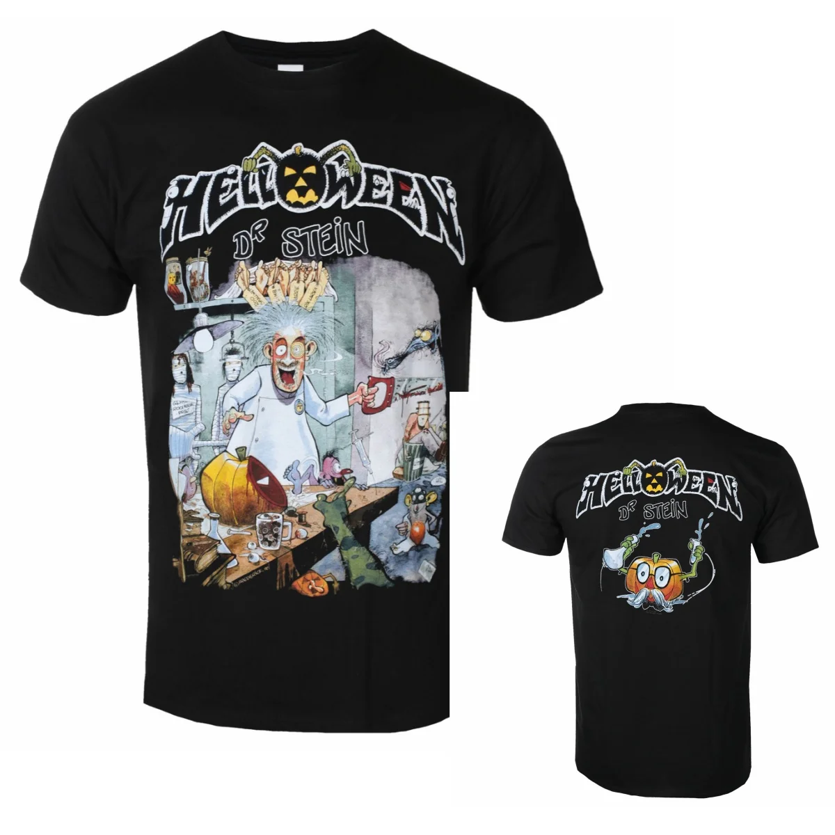 Helloween Graphic Cotton Band T-shirt Unisex Summer Short Sleeve Fashion Brand Tee Luxury Casual Vintage Tees