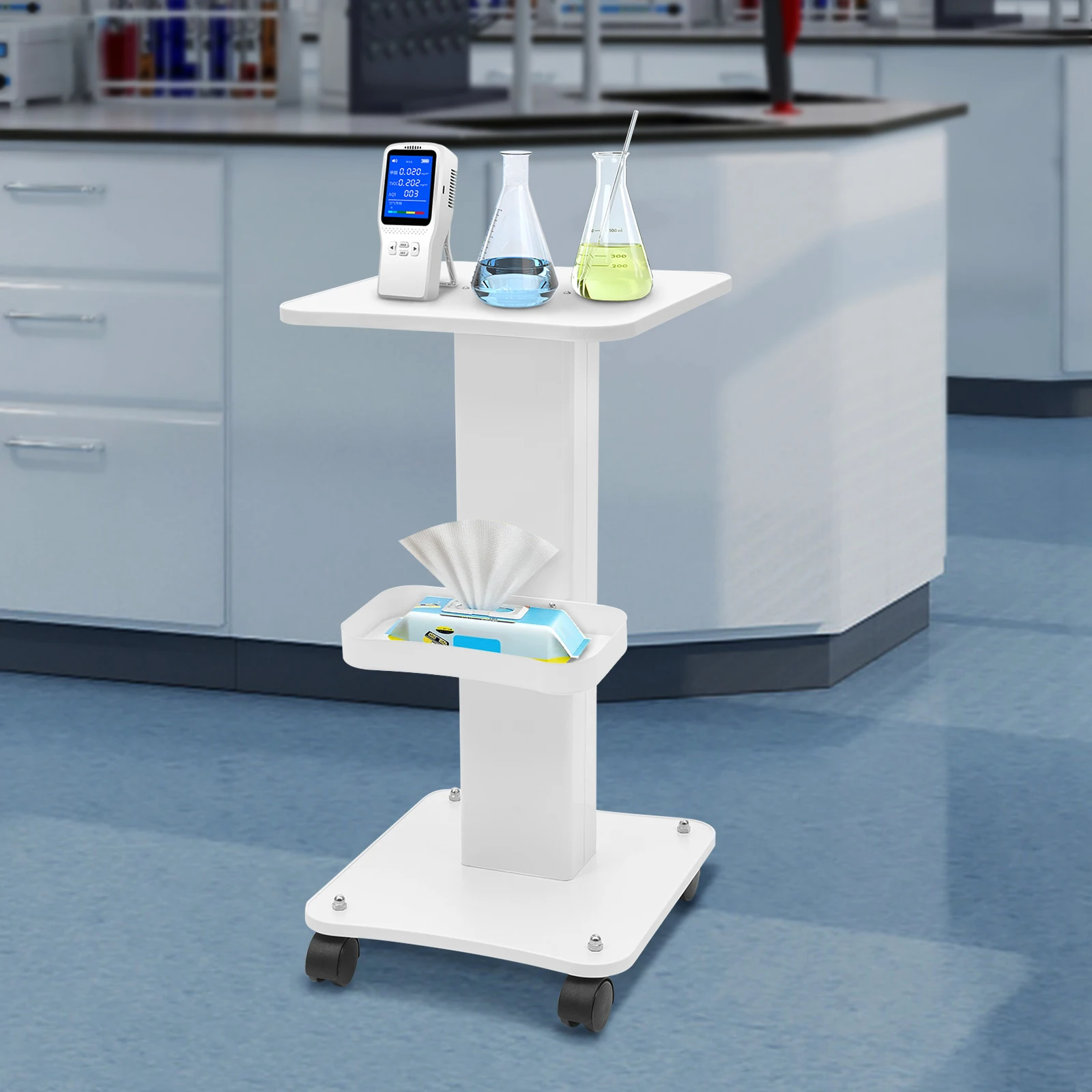 Trolley Stand Salon Rolling Cart Beauty Auxiliary Trolley Organizer Cart With Wheel Spa Salon Furniture Tool Cart Storage Cart
