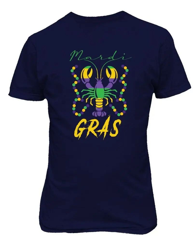 Mardi Gras Crawfish Carnival Beads Street Festival Unisex T-Shirt