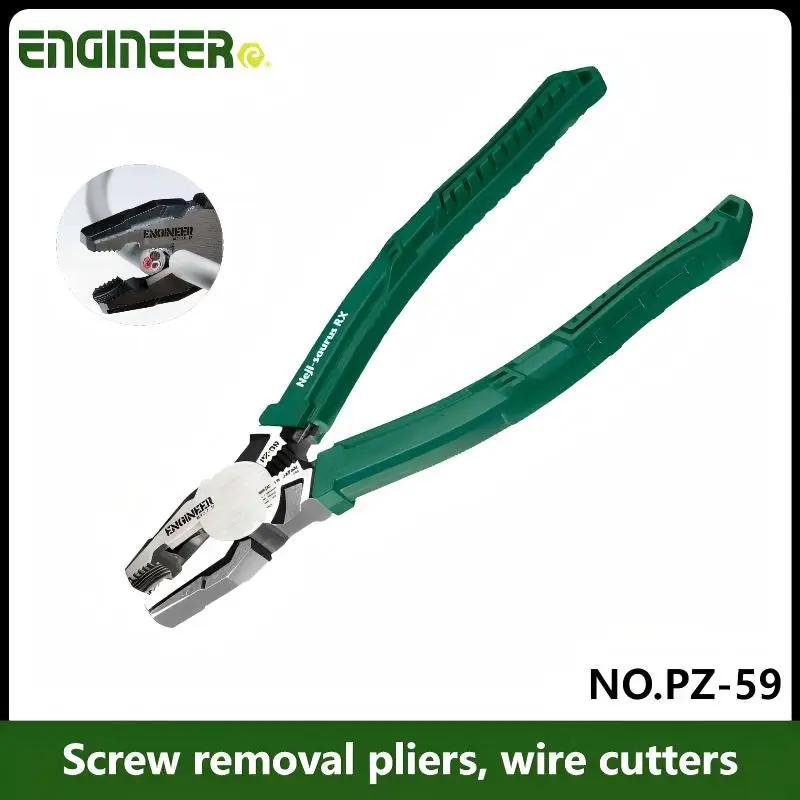 

Многофункциональные плоскогубцы ENGINEER PZ-59 — снятие винтов, кусачки, φ3-15 мм для тяжелых условий эксплуатации для обслуживания