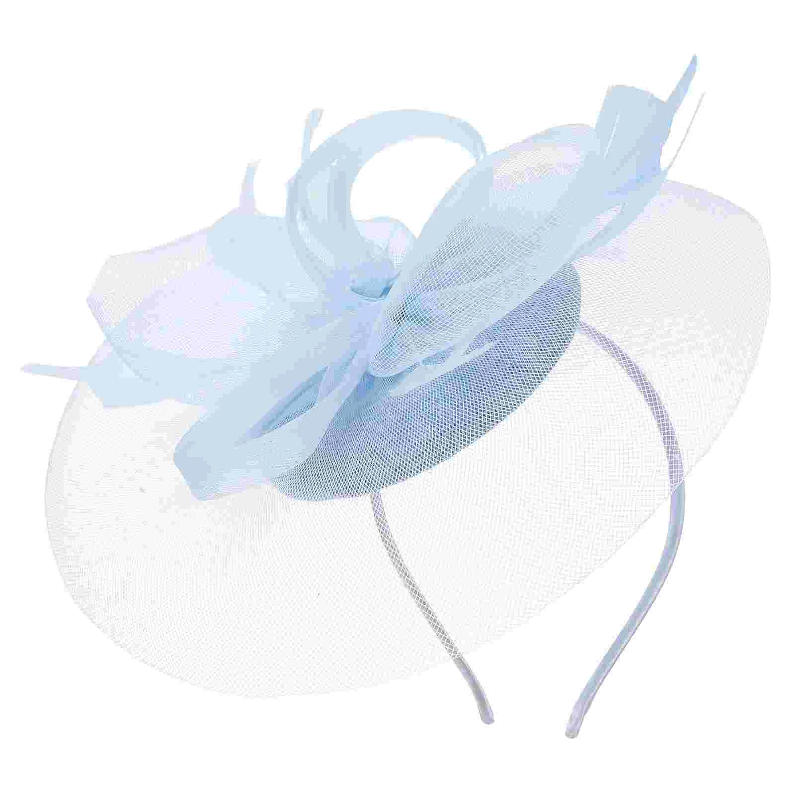 

Headbands Tea Party Hat Fascinators Fashion Women Headdress Banquet Mesh Hair Accessories for