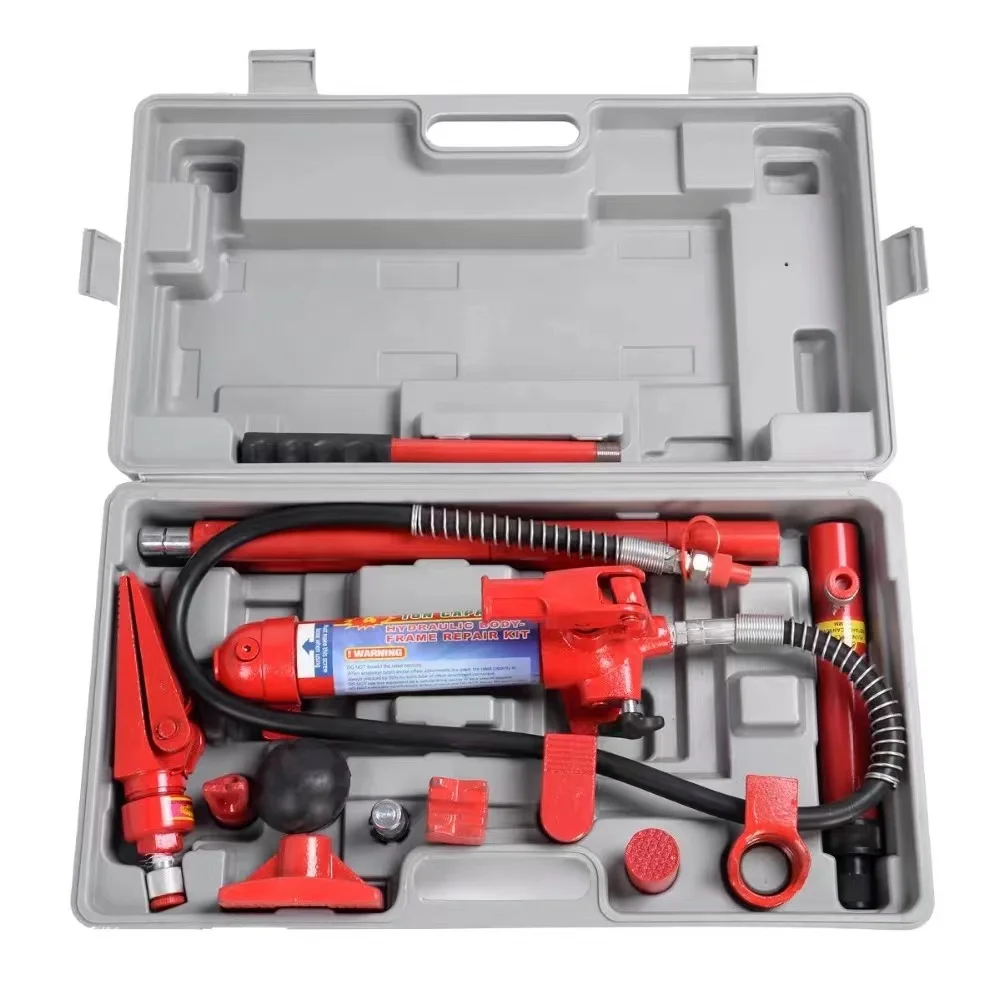 4 Ton Hydraulic Frame Repair Kit Multi-Function Auto Repair Tool car body jack kit Cylinder Ram Jack