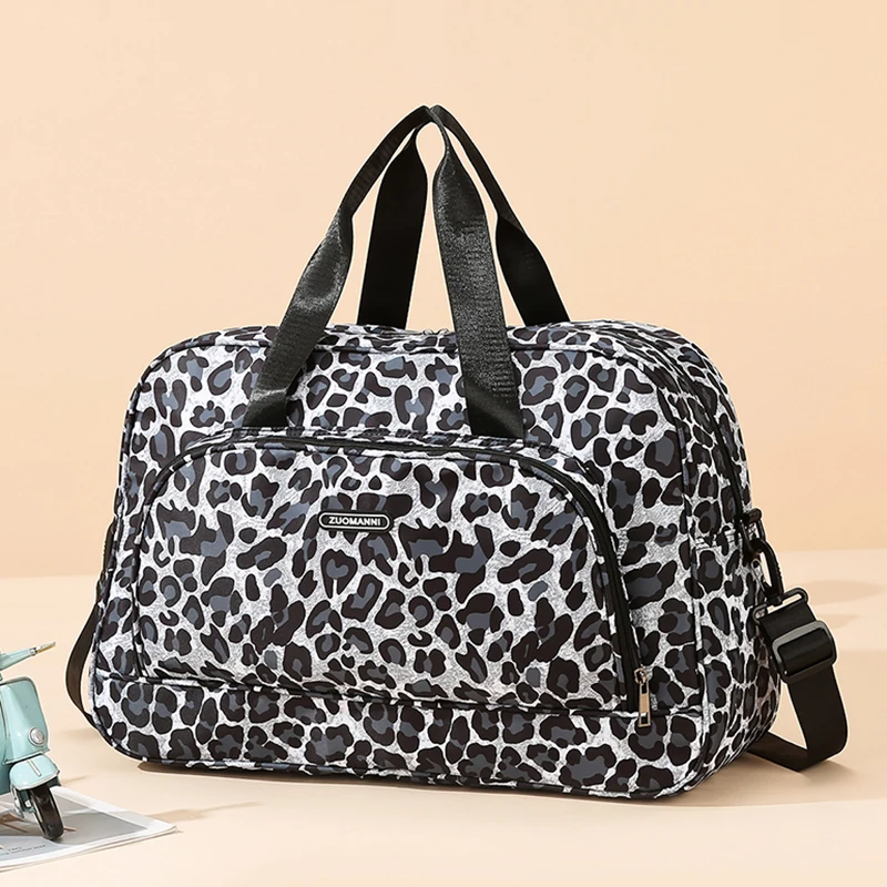 

Fashionable Leopard Print Travel Bag, Large Capacity, Suitable for Travel Bags,sports and Fitness Bags, Camping Storage Handbags