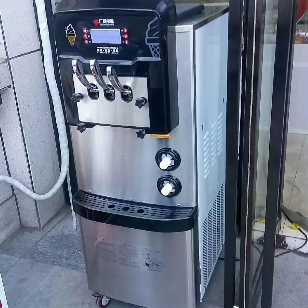 

Commercial Hot Sale Ice Cream Machine 3 Flavors Machine for Making Soft Ice-Cream Automatic Soft Ice Cream Making Machine Price