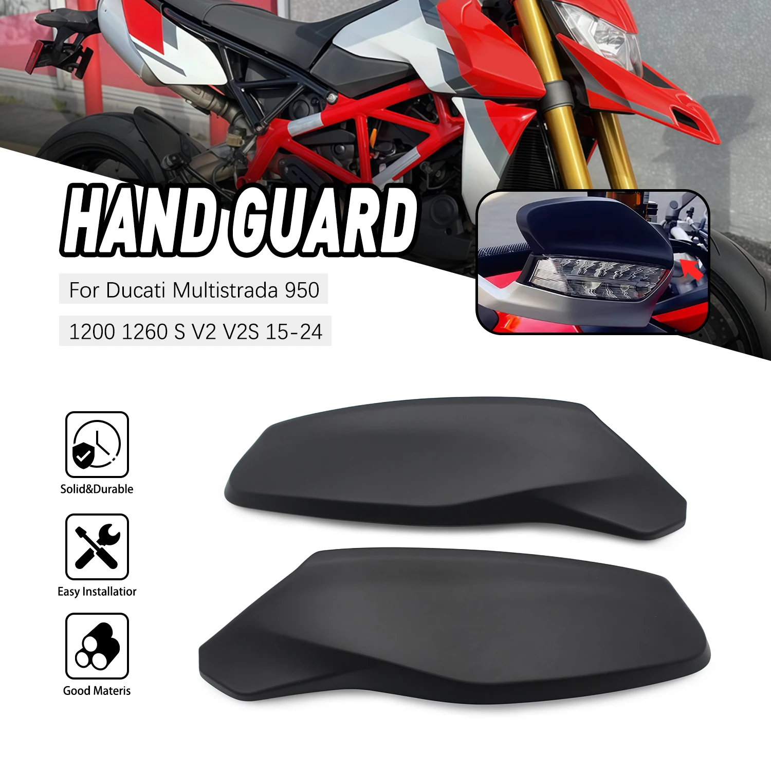 

Motorcycle Accessories For Ducati MULTISTRADA MTS 950 1200 1260 MTS950 MTS1200 Handle Guard Handlebar Handguards Shields Cover