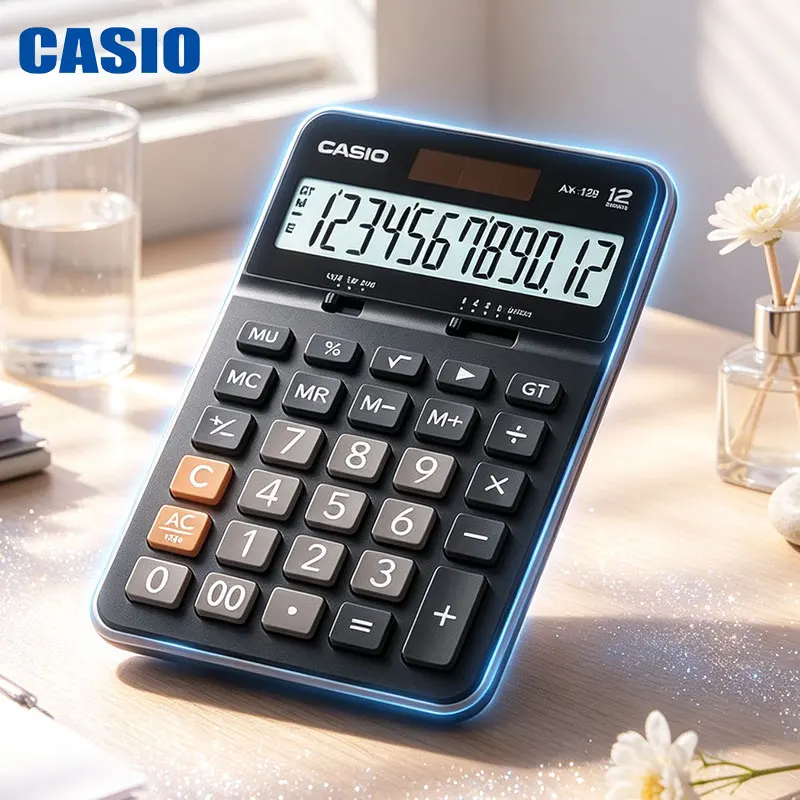 Casio AX-12B/MX-120B/MX-12B/AX-120B/DX-120B Simple and Stable Calculator Financial Accounting Scientific Research and Learning
