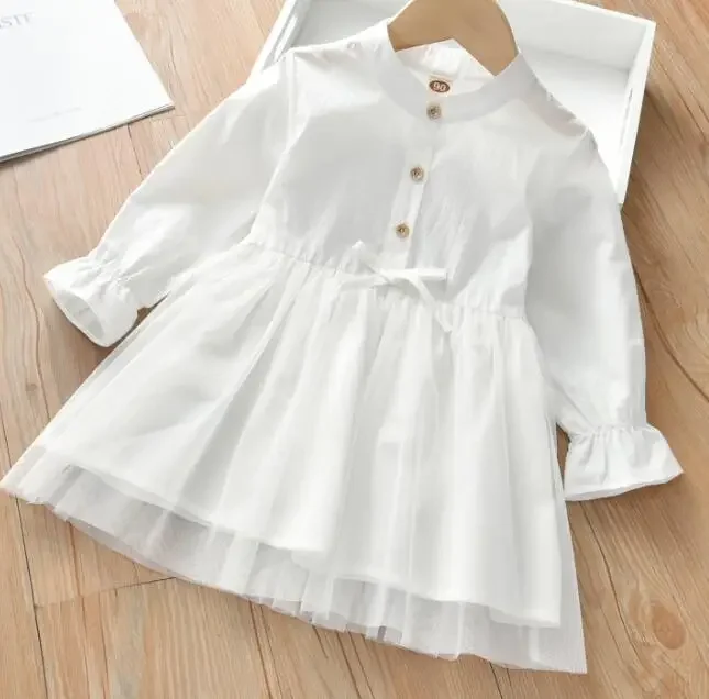 Kids Clothes Cute Flower Girls Sweet Princess Short Sleeve Beautiful Children's Dress