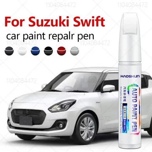 Pluma reparadora de pintura, eliminador de arañazos, accesorios DIY para automóviles, negro, blanco, amarillo, para Maruti Suzuki Swift 2004-2025 ZC83 ZC33 WB