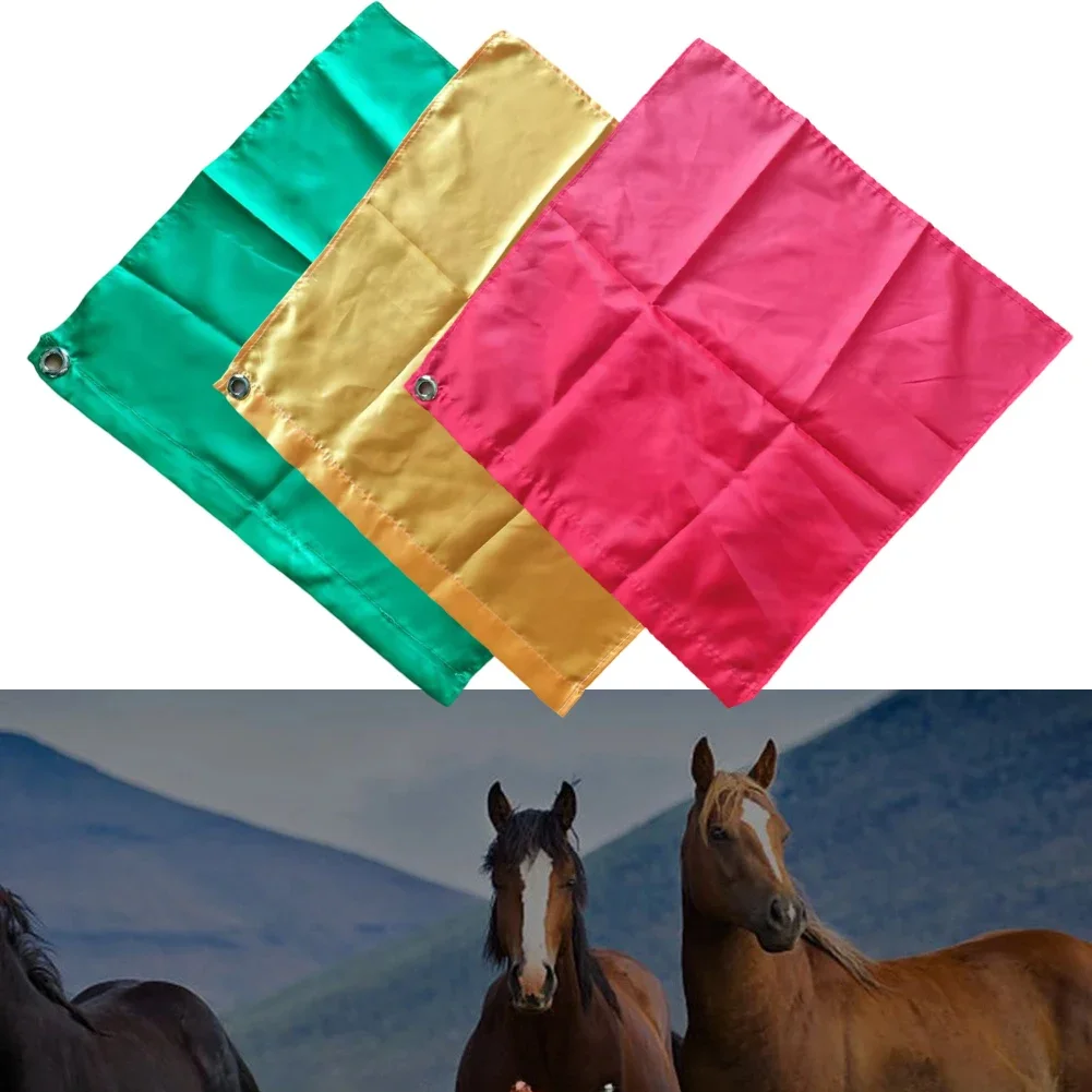 Conductor Flag Horse Training Flag Cowboy Competition Aluminum Buckle Bullfighting Activities Cowboy Competition