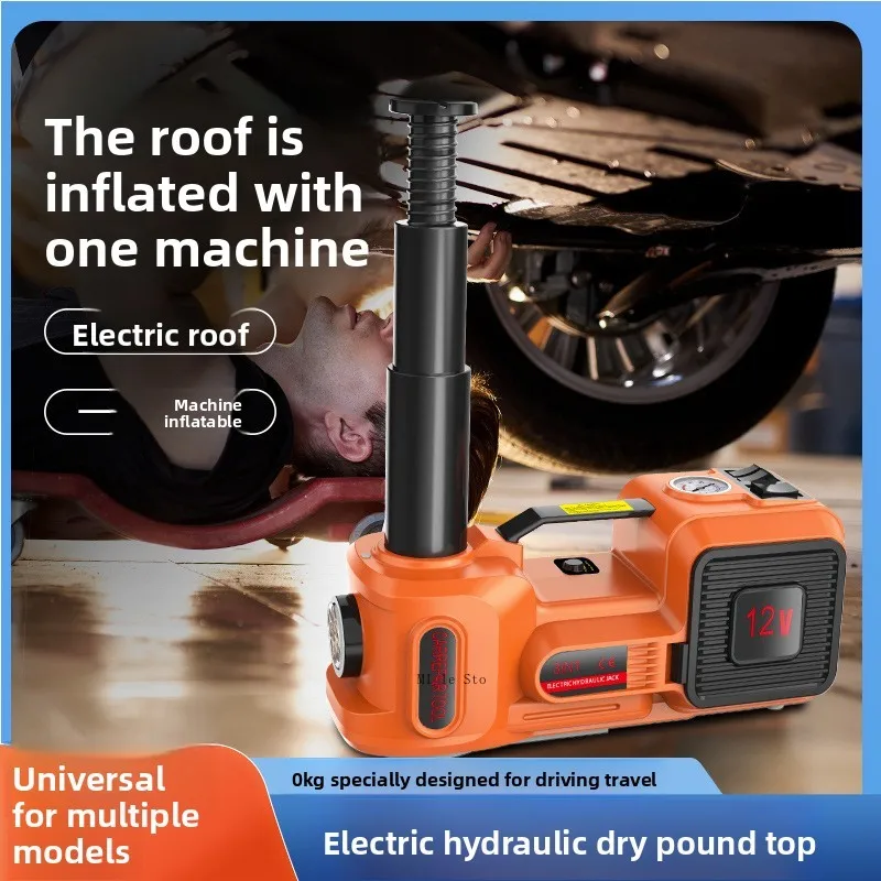 BEST Durable Electric Hydraulic Jack 5 Tons Air Pump Car Electric Wrench 12V Car Off-road Car Tire Replacement Tool