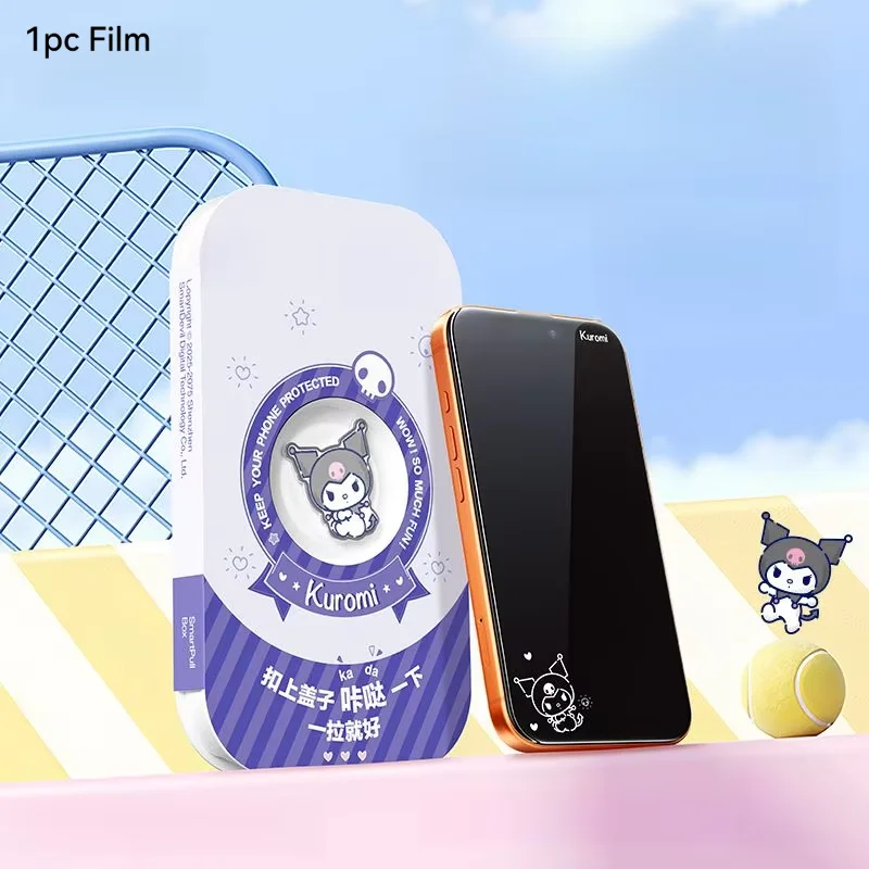Cartoon Onzichtbare Schermbeschermer voor iPhone 17 Pro Max Air 17e 16 15 14 13 Gehard Glas Anti-Val Eenvoudige Installatie Folie