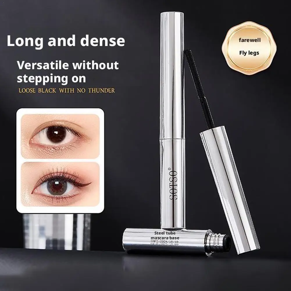 Rímel preto de secagem rápida, 25g, de longa duração, não mancha, primer para cílios, à prova de suor, à prova d'água, rímel feminino 2025