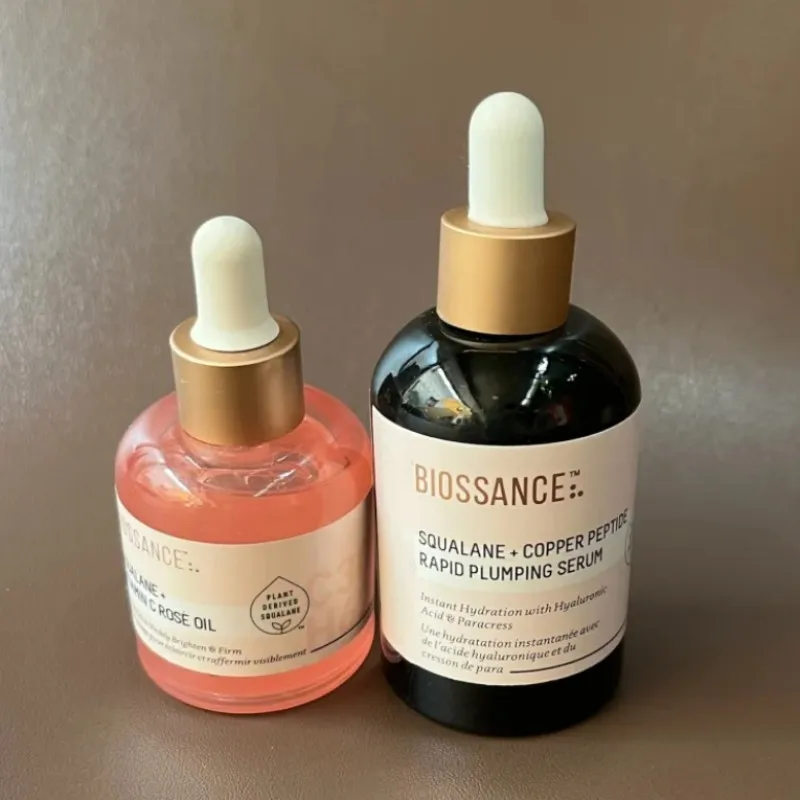 

Набор для ухода за кожей Biosoance Squalane - сыворотка Vita C с розовым маслом, быстродействующая сыворотка с пептидом меди для упругости кожи, осветление, увлажнение, изысканная эссенция