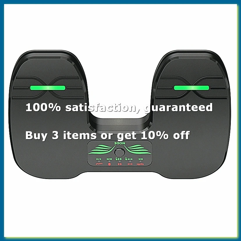 ●Wireless Foot Pedal Double Switch Music Page Turner Silent Foot Pedal for Tablets Smartphones Rechargeable Anti-Skid