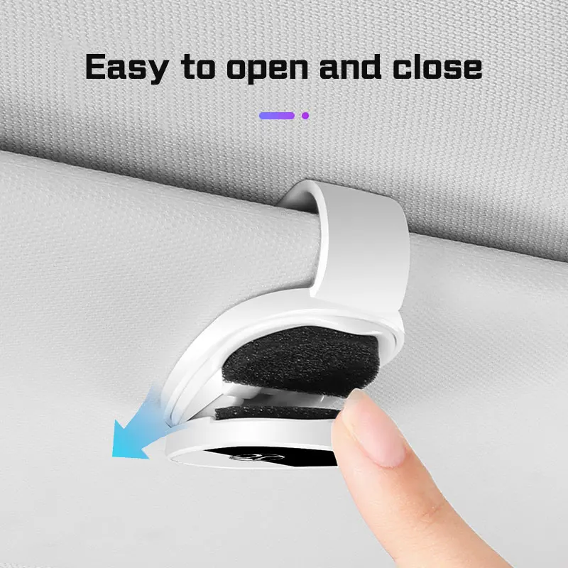 Car Sun Visor Glasses Clip for Baic Senova X7 X35 X55 X65 Beijing BJ40 BJ80 BJ30 BJ60 D50 D60 Eyeglass Storage Sunglasses Holder
