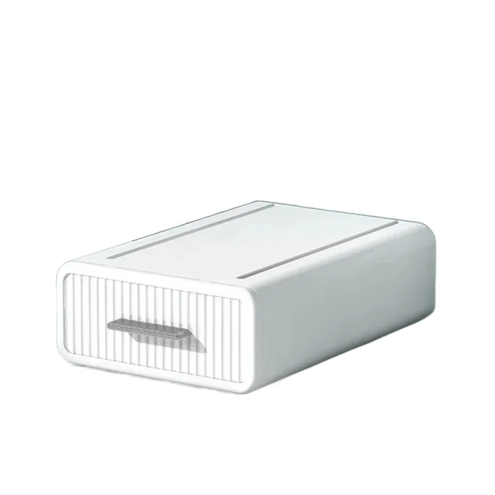 

Plastic Desktop Storage Box Single-Layer Stackable Office Storage Cabinet with Drawer Socks Makeup Jewelry Sorting Box Kitchen