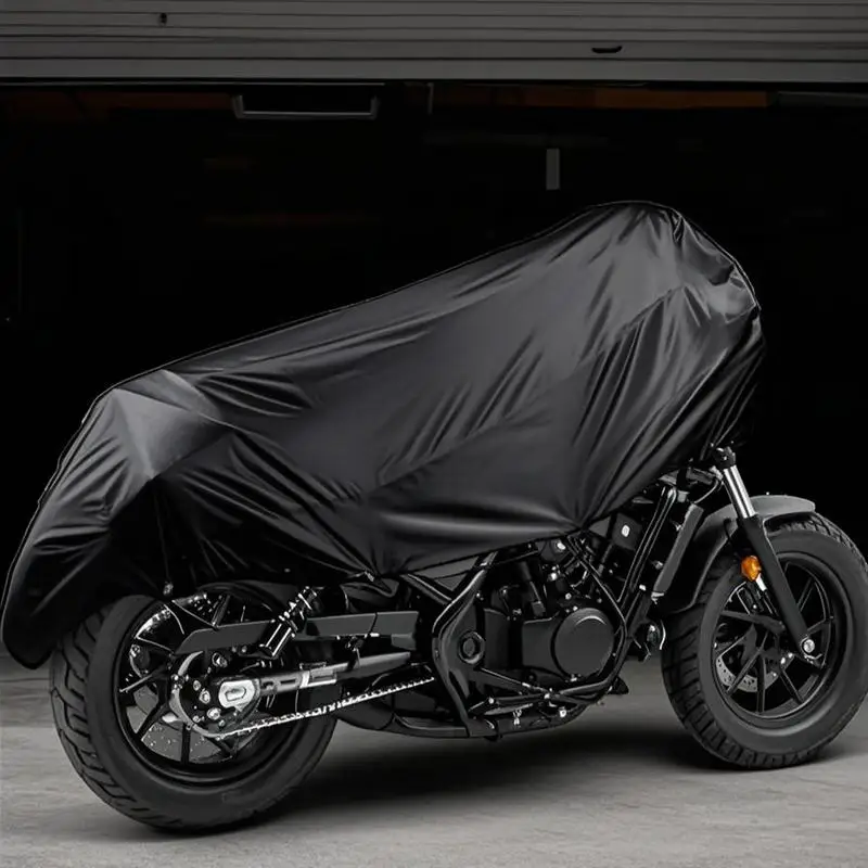 Motorcycle Cover Motorcycle Lightweight Half Cover Outdoor Protector Dustproof Sun Protection For All Weather Vehicle Automotive