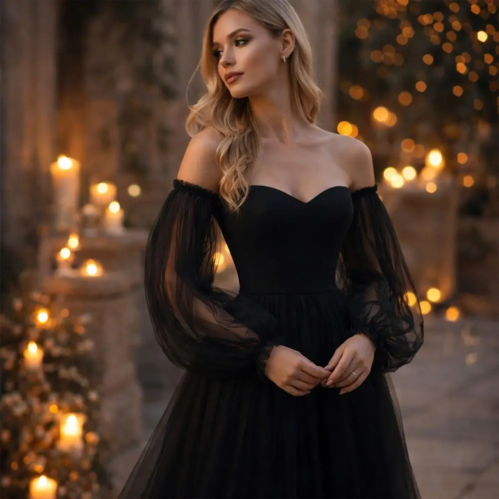 

Elegant Detachable Bridal Arm Sleeves Elastic Cuff Breathable Pleated Wedding Arm Covers Lantern Long Sleeves Wedding Party
