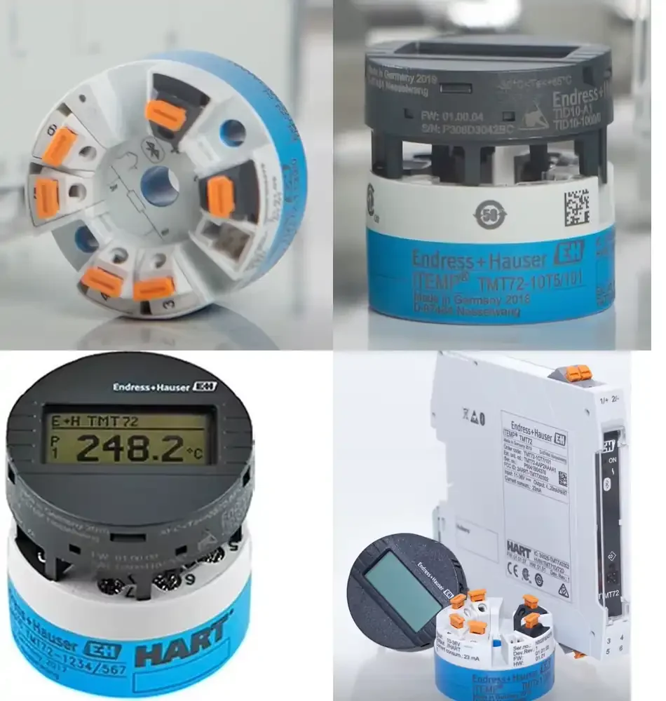 

High Accuracy Temperature Transmitter for Endress Hauser ITEMP TMT72 4-20mA HART Explosion Proof Certified Industrial Process