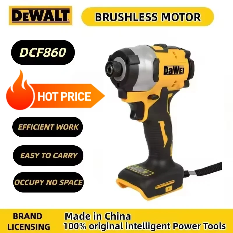 

Аккумуляторная компактная дрель-шуруповерт Dewalt DCF860, бесщеточная, 18-20В, обновленная модель