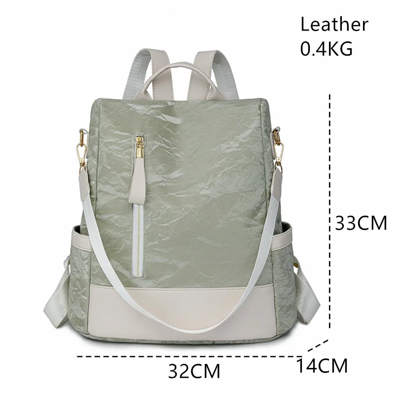 Mochilas de couro de alta capacidade para mulheres, mochila de lazer, bolsa de ombro para escola, meninas adolescentes, senhora, nova moda