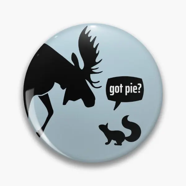 Supernatural Sam And Dean Moose Squirr  Soft Button Pin Fashion Funny Metal Cute Lapel Pin Women Creative Clothes Cartoon