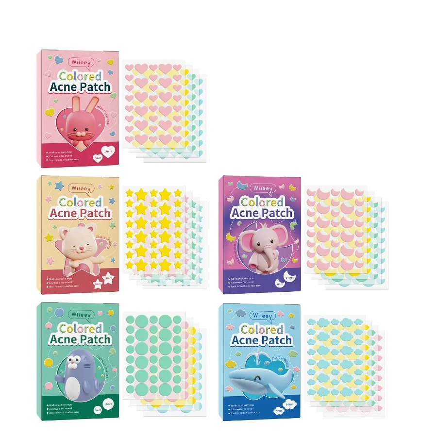 

Wiieey Acne Patch Series Fade Acne Mark Spot Cleaning Closed MultiStyle Graphic Acne Patch