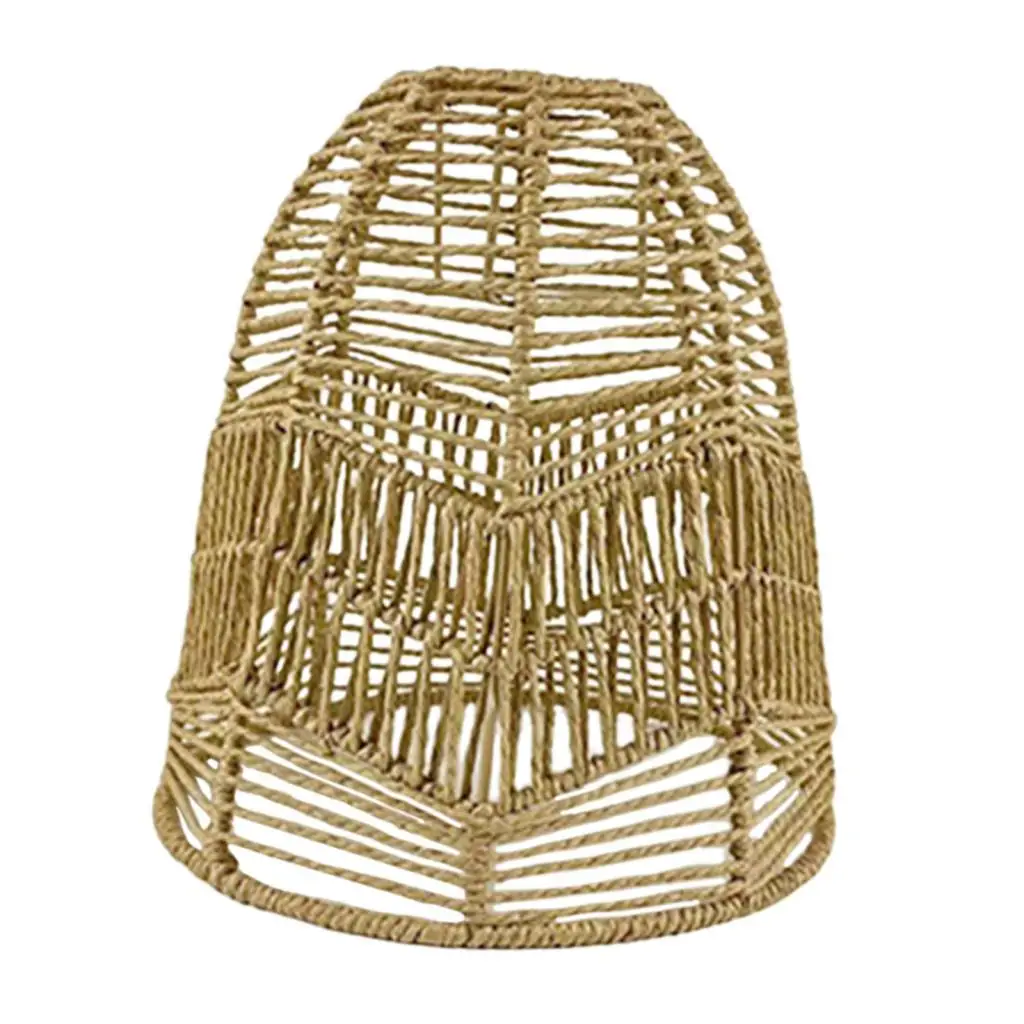 

-jours, Boho Paper Rope Rattan Ceiling Light -jours, Pendant Light, -jours