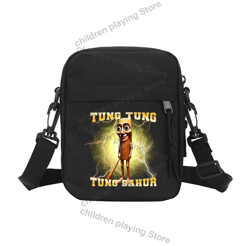 Italian Brainrot Series Series Shoulder Crossbody Bag AI Animals Small Zipper Messenger Bags Casual Women Men Simple PouchGift