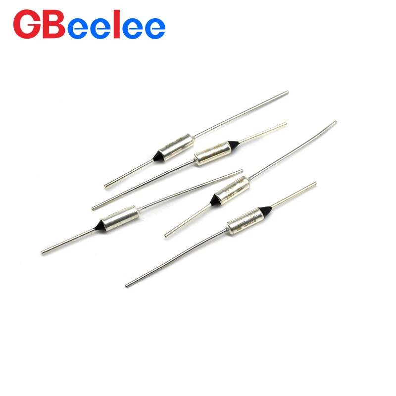 50PCS Metal Temperature Thermal Fuse Tube RY TF 150 Degrees 10A 250V Electric Rice Cooker And Other Household Appliance Thermal