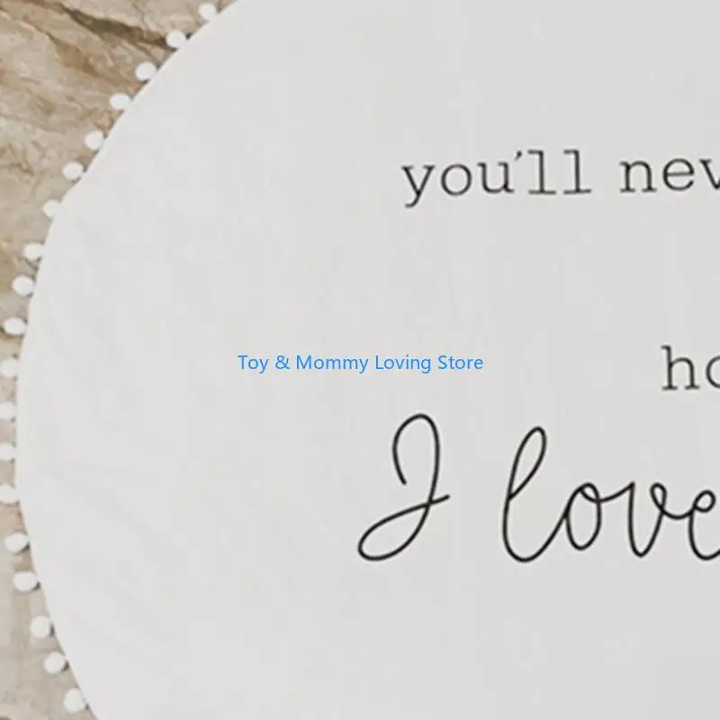 Y1QF الطفل للعب حصيرة الزحف السجاد غرفة الاطفال بساط الأرضية لوحة ألعاب مستديرة حصيرة غرفة نوم الطفل الحضانة الديكور التصوير Pr #1