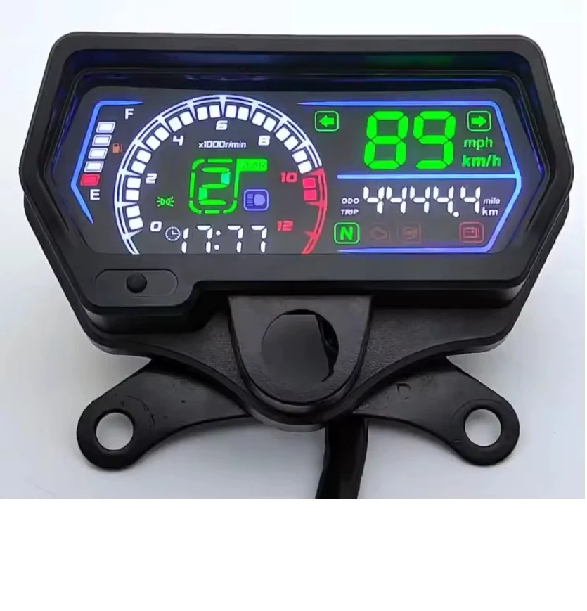 Motorcycle Speedometer Tachometer LED digital meter Assembly For Honda CG125 CG150 XF150 TMX125 Pinoy Rusi125 W/USB Charge