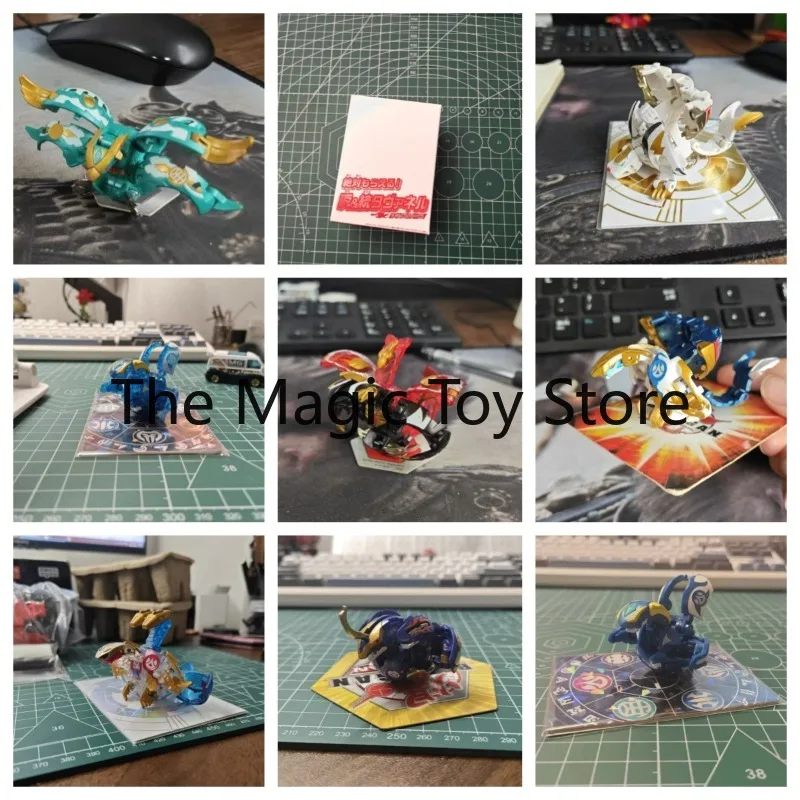 Original Sega Bakugan: Bakutech Friendship Demon Head Remolded Red Transparent Bird Tail Figurine, Collectible Toy