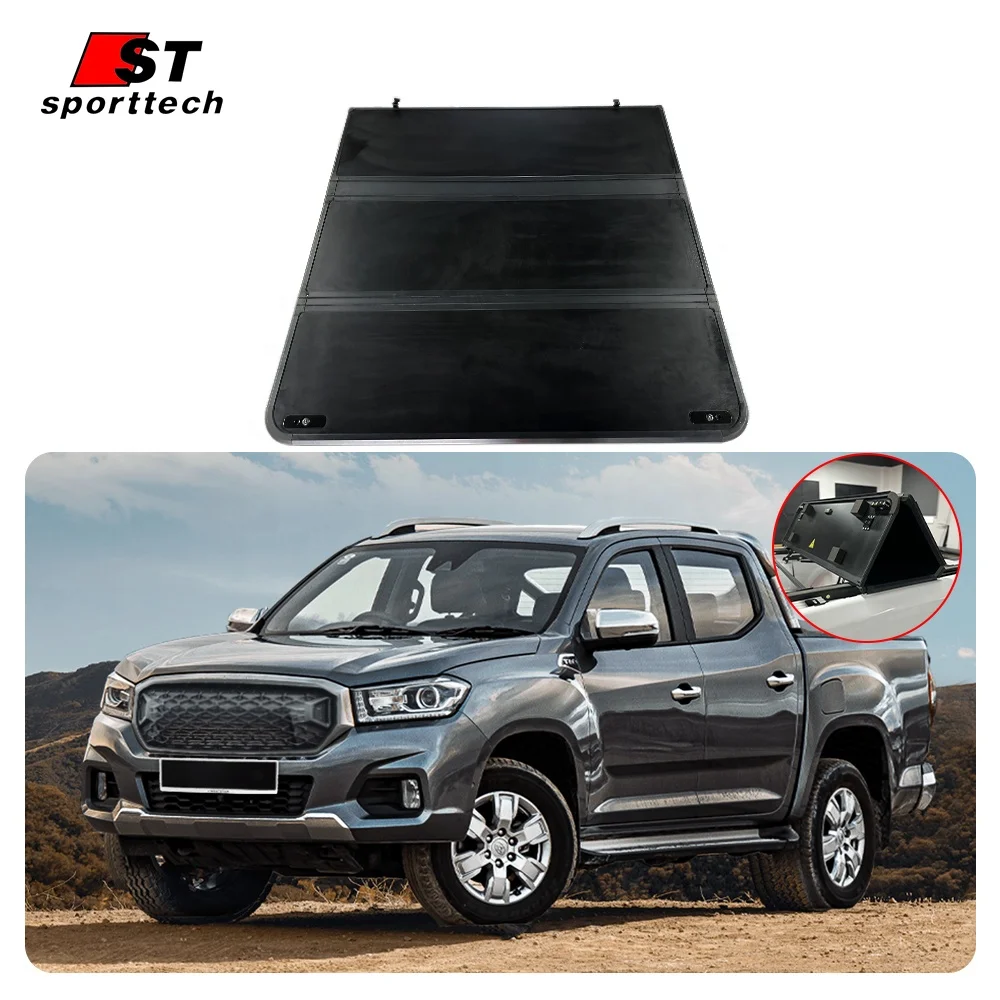 

ST Pickup Truck Bed Cover for MAXUS T60 T70 2020 Aluminum HARD 3 TRI FOLD TONNEAU COVER