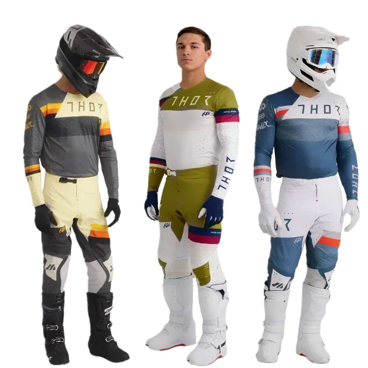 

2026 Prime PRO fh Mx Комплект снаряжения Топ Комплект трикотажа для мотокросса Эндуро Мото комплекты Внедорожный мотоцикл Комбинированный костюм для квадроцикла
