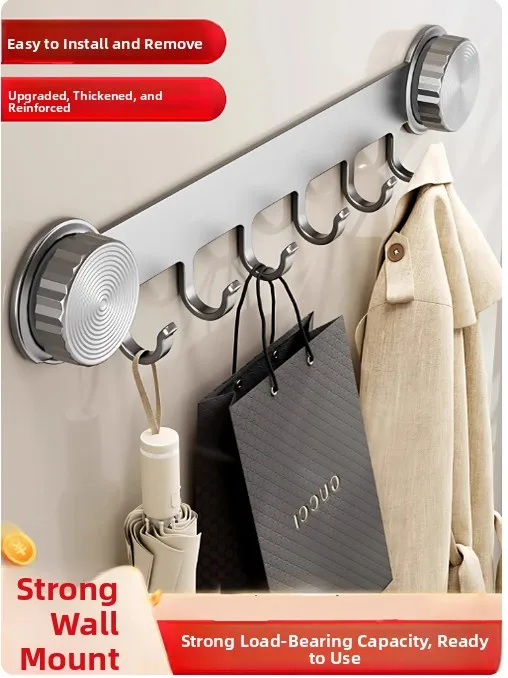 No-Drill Strong Load Bearing Batoom Hook Ra Door Storage Clothes Hanger Tracel Otere Japanese Sle Home Organizer