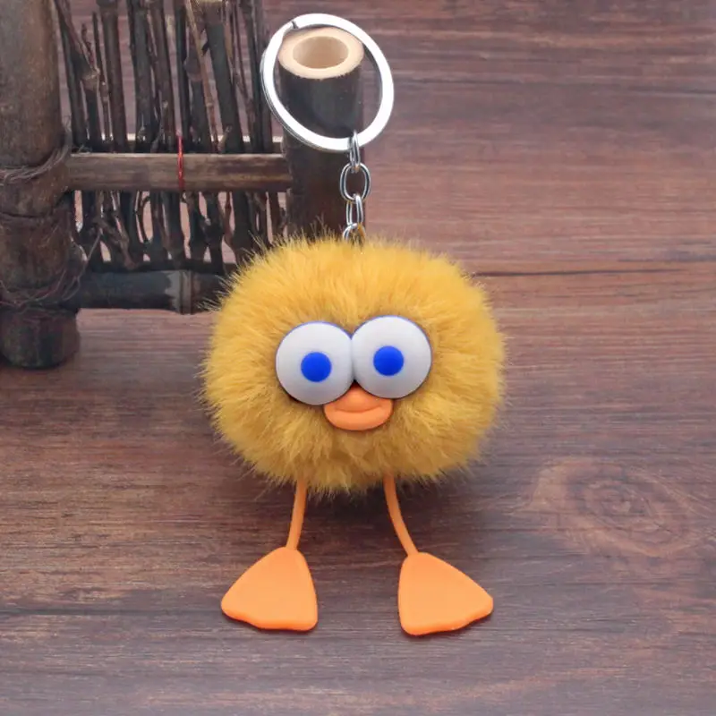 1Pcs Pet Keyrings Plush Gift Pendant For Clothing Handbag Decoration Buckle Keychain Diy Jewelry Make Crafts Accessory Pendant