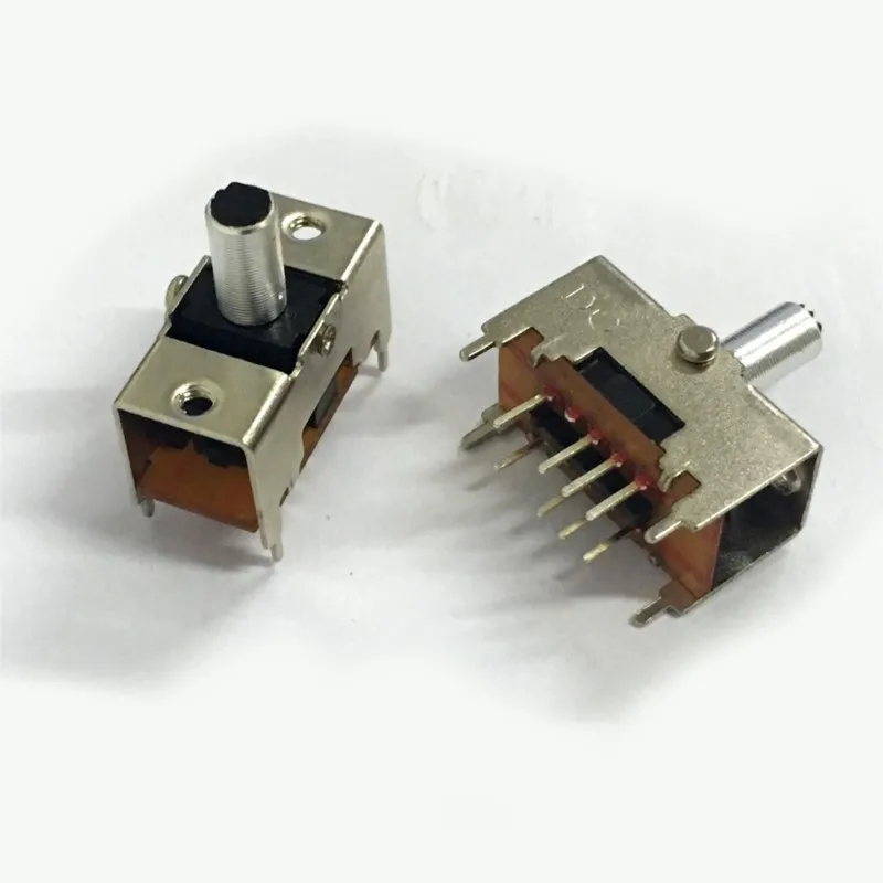 TS-23E02 toggle switch  AT10 double reset four fixed feet  Lever switch  Vintage radio switch