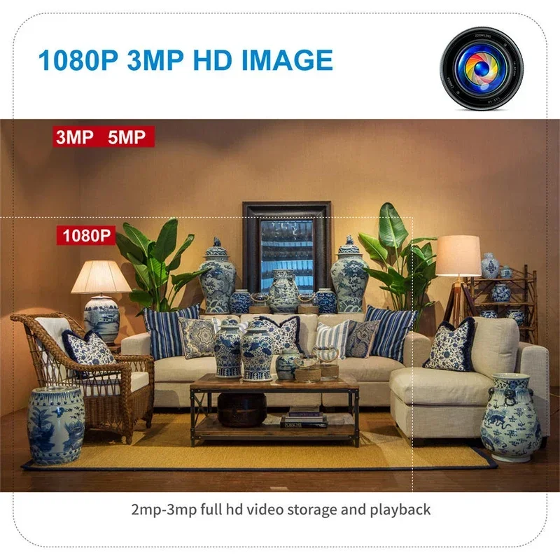 E27 1080P WiFi PTZ Family Security Camera Motion Tracking Audio Motion Detection Wireless Indoor IP CCTV Camera