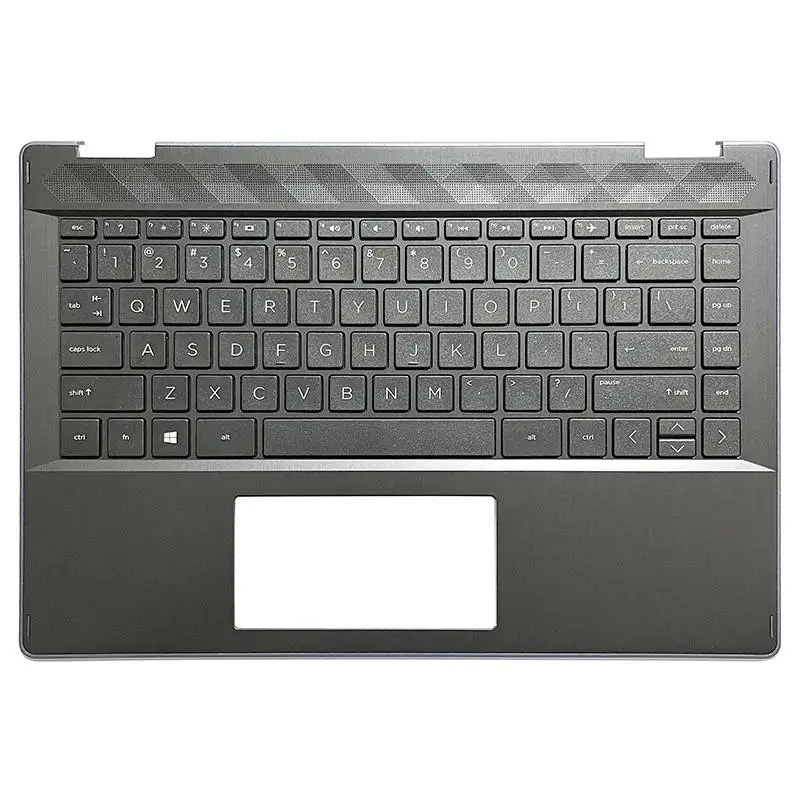 

New For HP Pavilion X360 14-DH 14M-DH L53796-001 ( Silver Edge) Palmrest with Keyboard Non Backlit