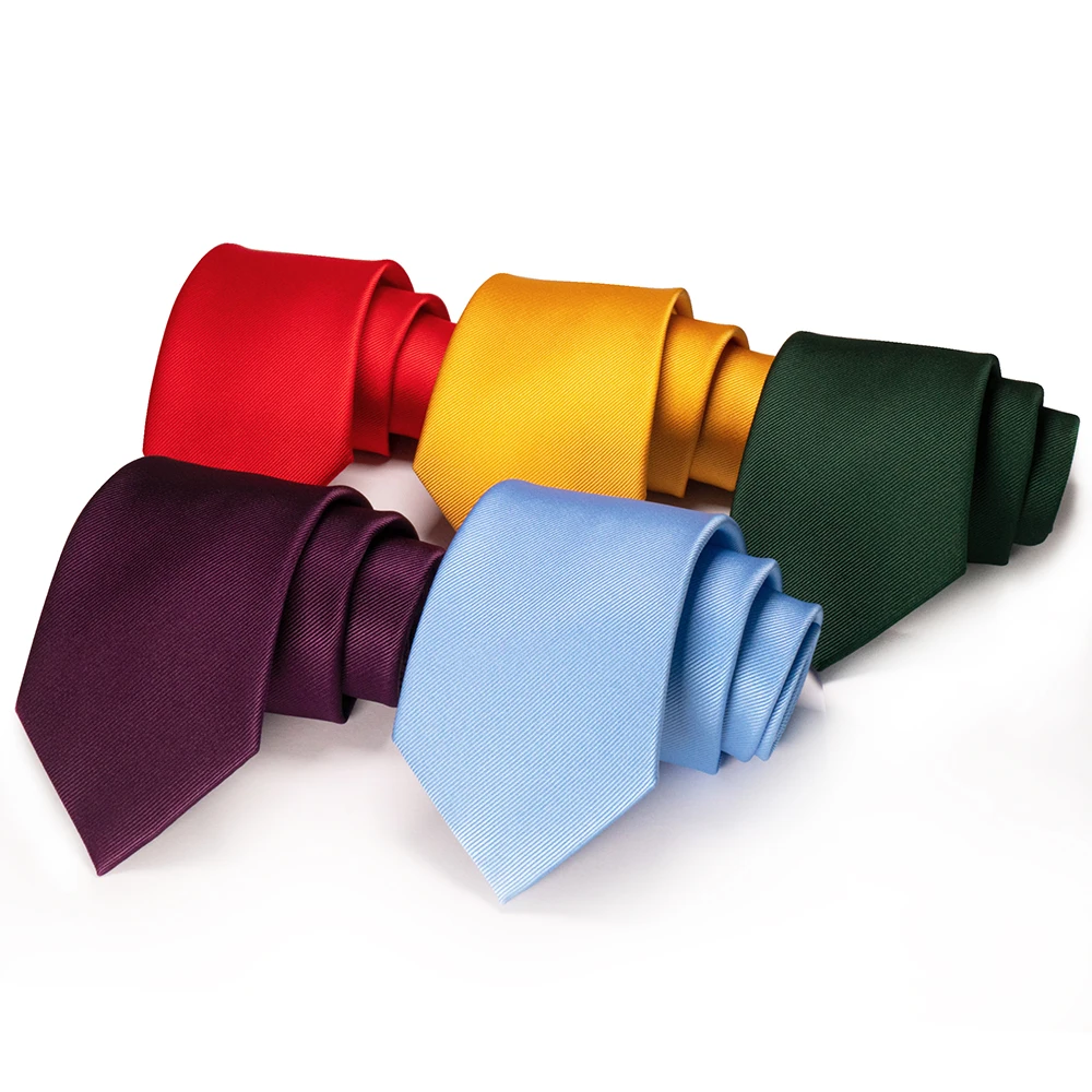 EASTEPIC-corbatas de sarga para hombre, trajes de negocios con corbatas clásicas para fiestas de boda, color negro, verde, azul, rojo y amarillo