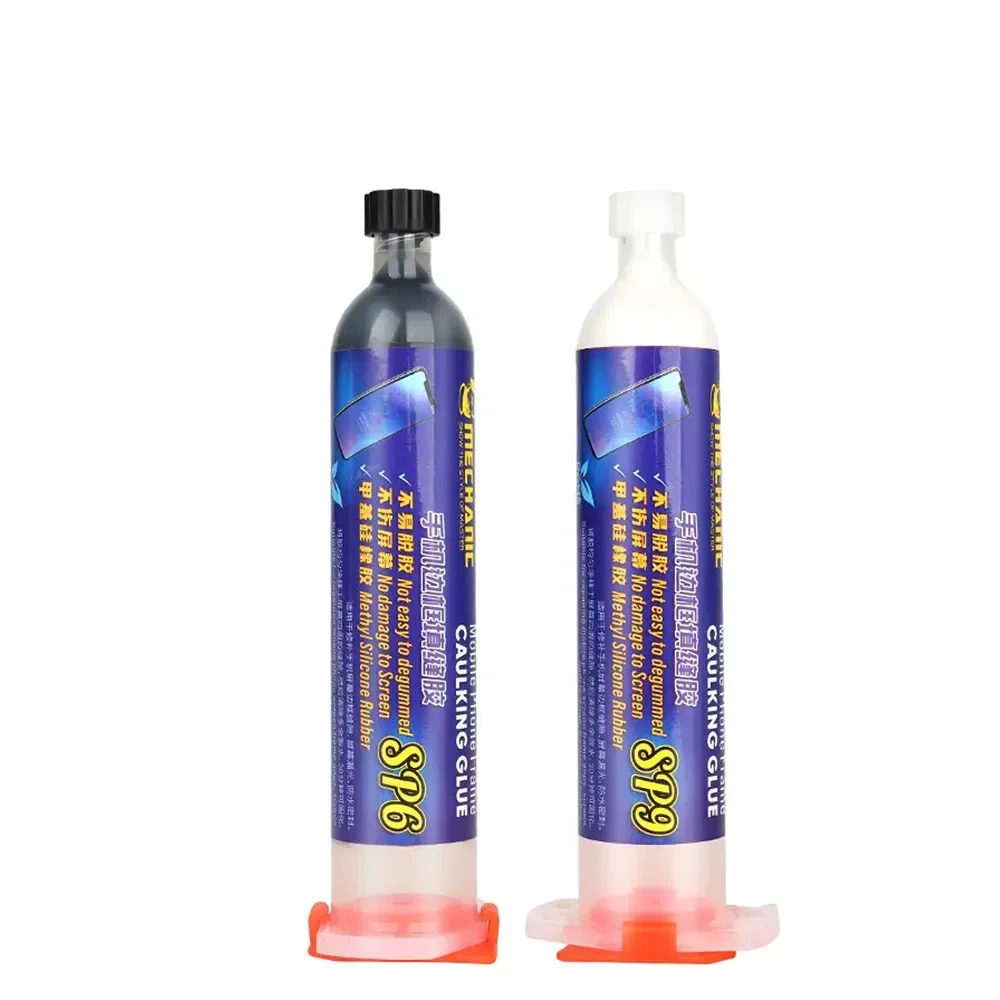 MECHANIC SP6 SP9 30ml Mobile Phone Frame Sealant Curved Screen Special Waterproof Screen Black and White Liquid Sealant