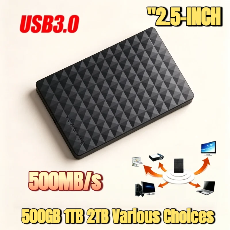 

OEM For Seagate 2.5 Inch External Hard Drive USB 3.0 Ultra High Speed Portable For Laptop Internal Storage Expansion Drive