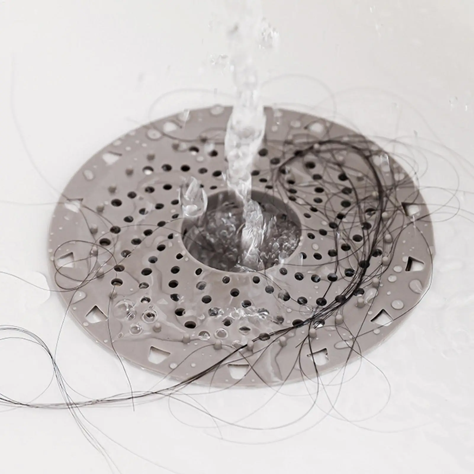 13cm Replacement Drain Hair Catcher Anti-Clog Stopper Shower Drain Hair Filter Reusable Floor Drain Cover For Home Bathroom