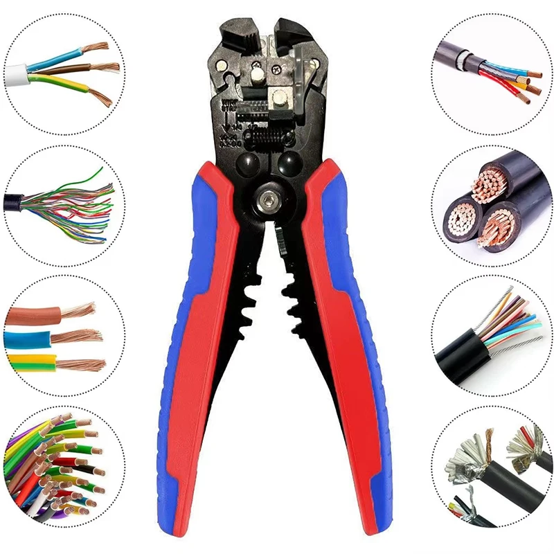 

Многофункциональный полностью автоматический инструмент для зачистки проводов, инструмент для зачистки кабеля, кусачки, плоскогубцы для электрика, клещи для зажима проводов