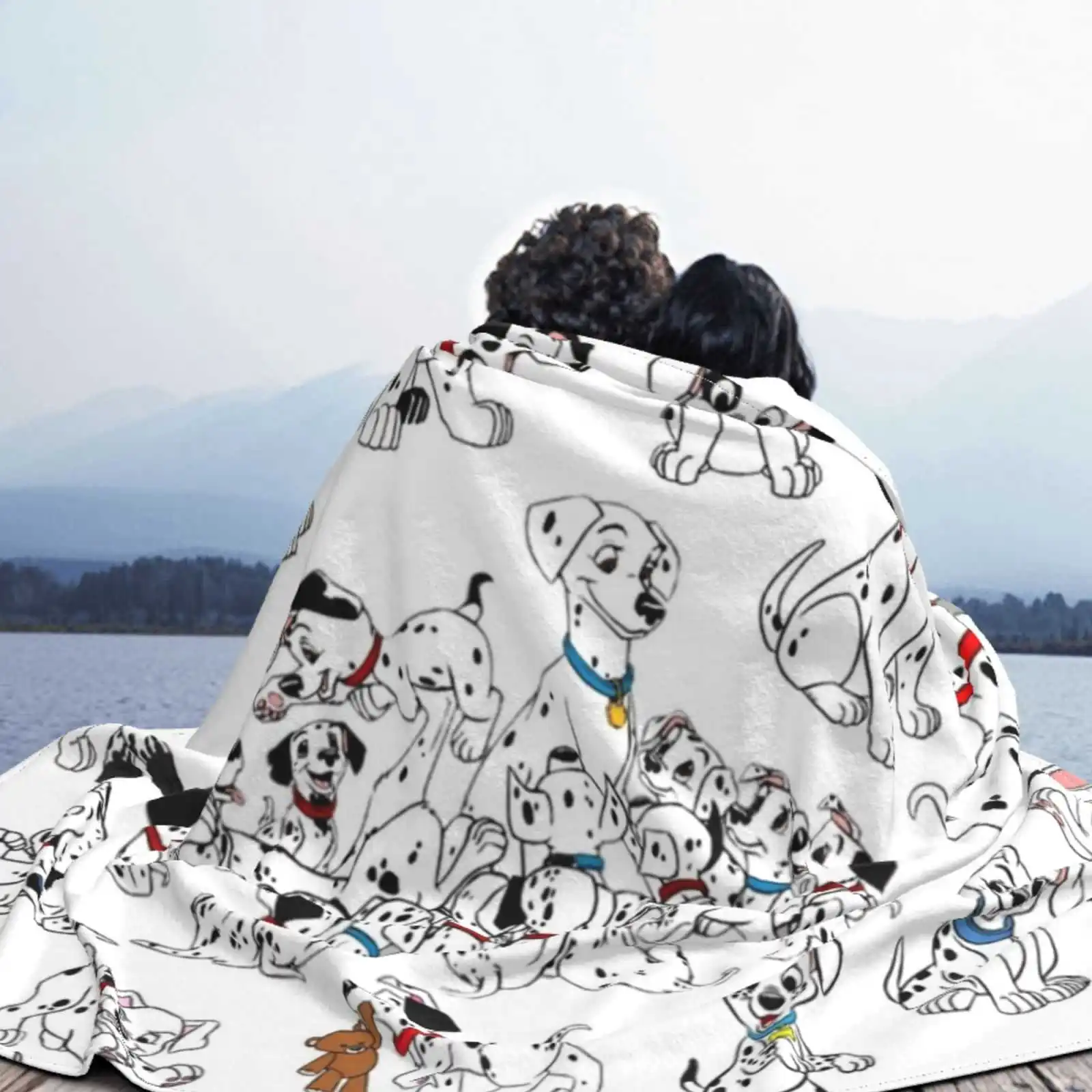 101 Dalmatians Trend Style Funny Fashion Soft Throw Blanket 101 Dalmatians Collage Cute Puppies Puppy Dogs Black And White